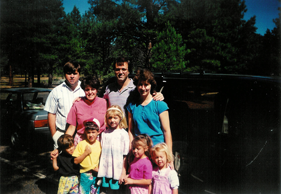 1992 White Family Reunion at Sunset Crater Volcano National Monument
